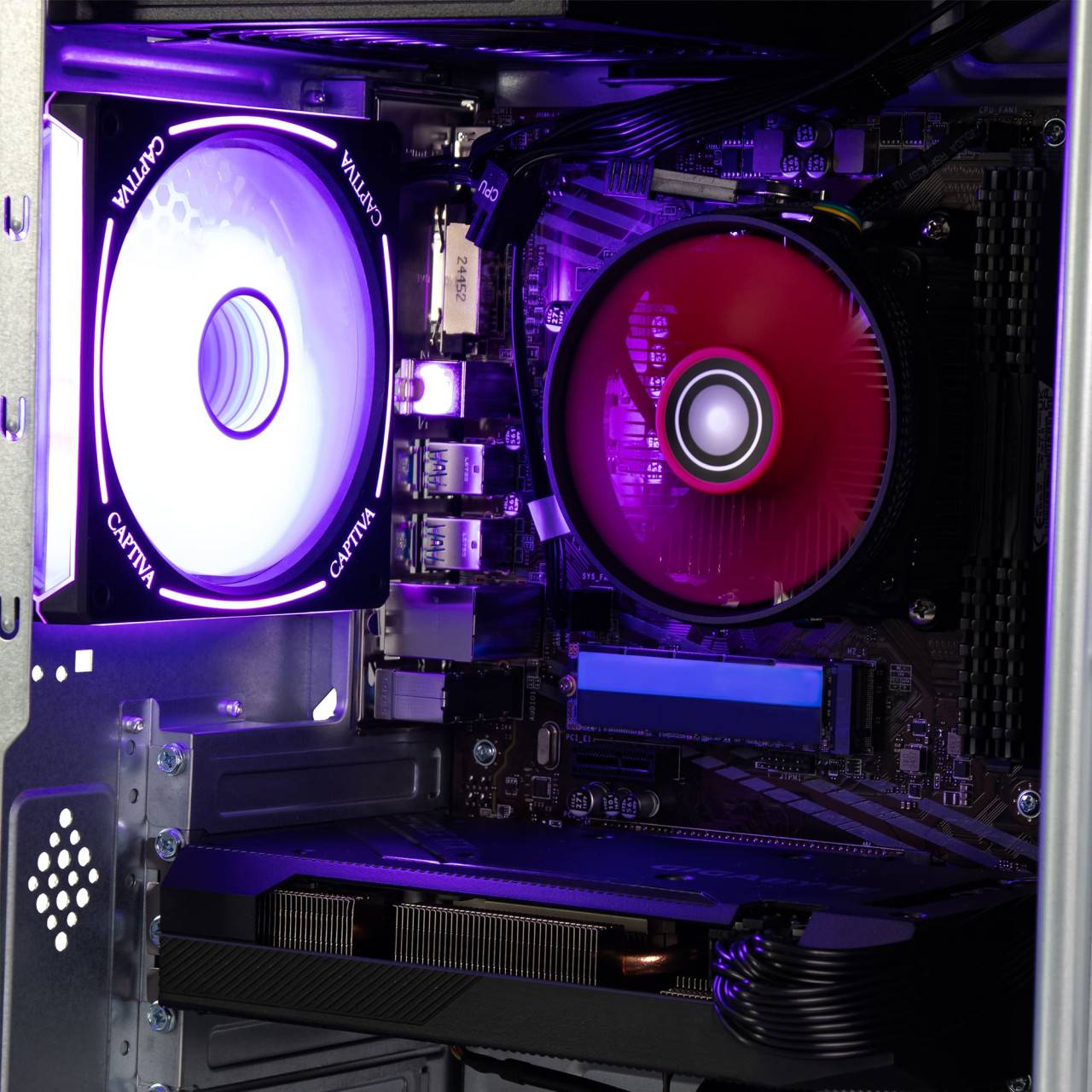 Captiva PC Advanced Gaming R92-769 (Ryzen 7 5700X/RTX5060 Ti 8GB GDDR7/SSD 1TB/32GB/WLAN/Windows 11 Home 64-bit)