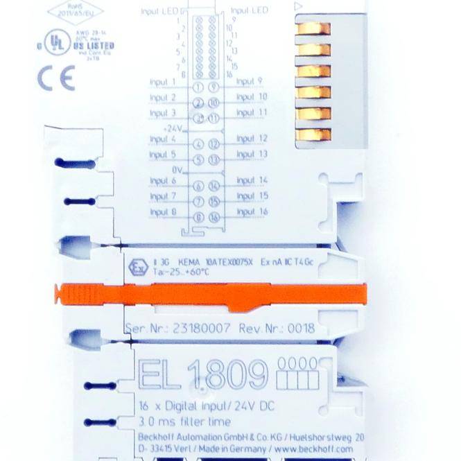 BECKHOFF Digitaler Eingang (EL1809)