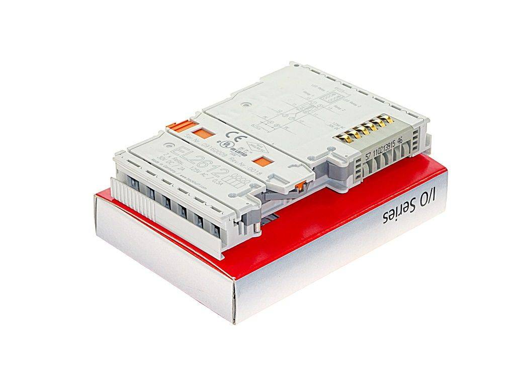 BECKHOFF EL2612 (EtherCAT-Klemme, 2-Kanal-Relais-Ausgang, 125 V AC)