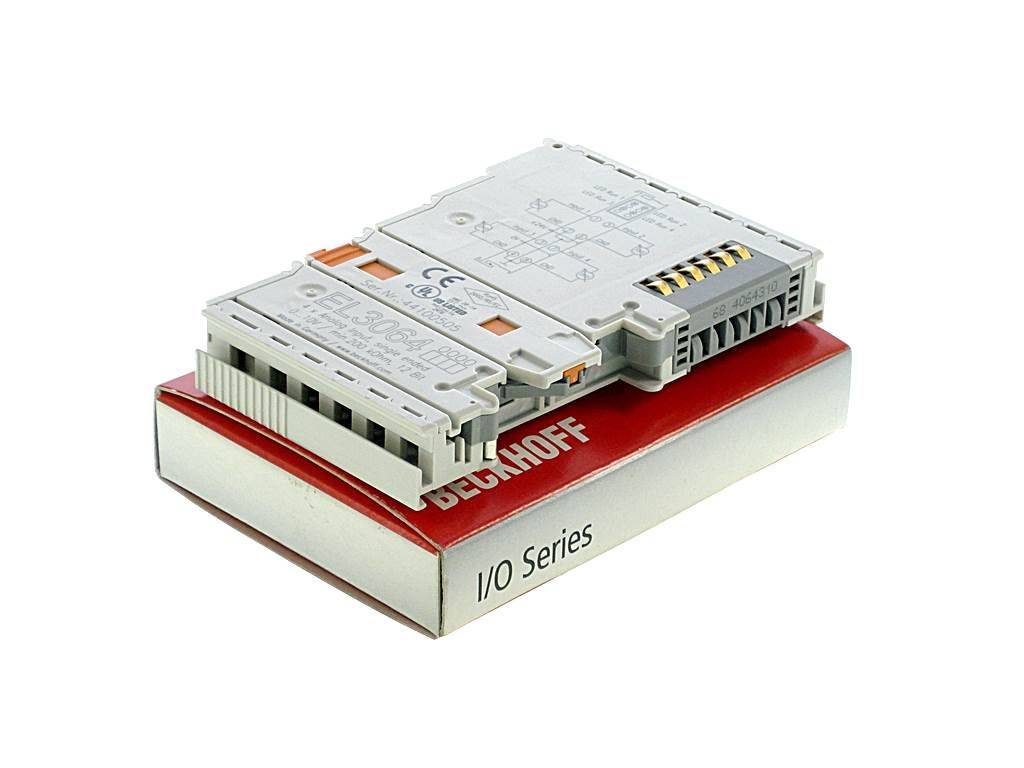 BECKHOFF EL3064 (EtherCAT:4-Kanal-Analog-Eingang 0…10 V, single-ended, 12 Bit)