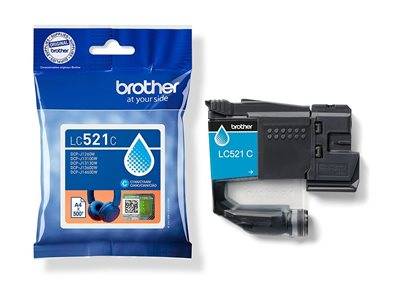 Patrone Brother LC-521C Cyan DCPJ1260x/1310x/1360x/1460x Multimedia-Technik Patronen