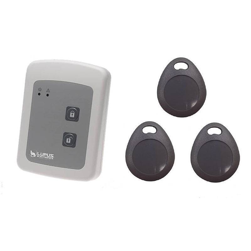 LUPUSEC Tag Reader V2 mit 5x Chips RFID, Set, Tag Reader | Set-Inhalt:RFID-Chip, Tag Reader | Einsatzgebiet:Wohnung, Ha