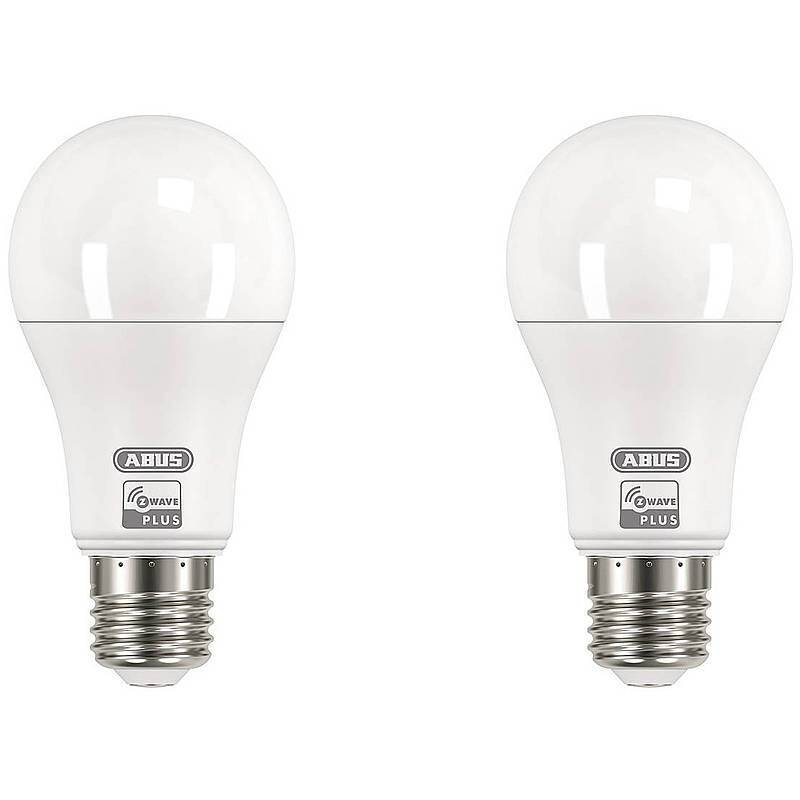 2er SET ABUS SHLM10010 Z-Wave LED Lampe, Set, Lampe | Set-Inhalt:Lampe | Einsatzgebiet:Haus, Wohnung | Leuchtmittel: LE