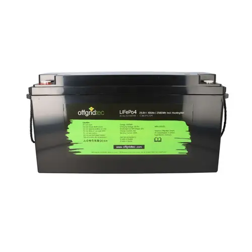 Offgridtec LiFePO4 Akku 25,6V 100Ah mit Heizmatte kaufen Offgridtec LiFePO4 Akku 25,6V 100Ah mit Heizmatte kaufen