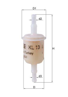 Mahle KL13 Kraftstofffilter