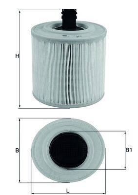 Mahle LX3015/14 Luftfilter