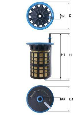 Mahle KX515 Kraftstofffilter