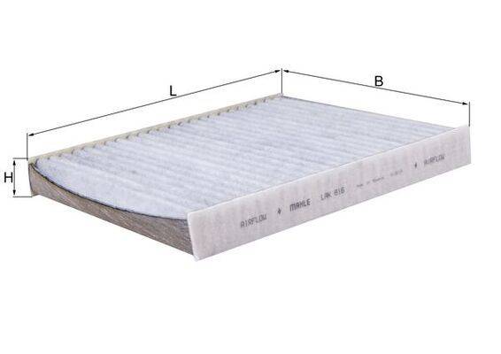 Mahle LAK816 Filter, Innenraumluft