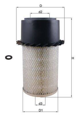 Mahle LX17 Luftfilter