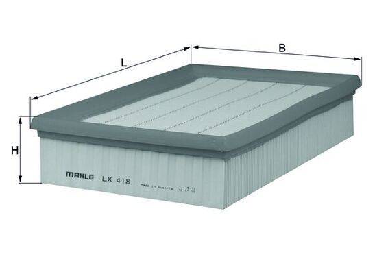 Mahle LX418 Luftfilter