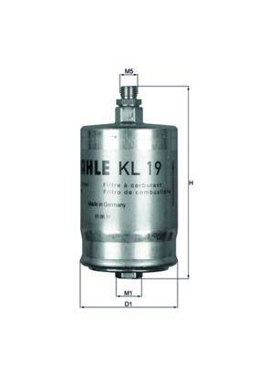 Mahle KL19 Kraftstofffilter