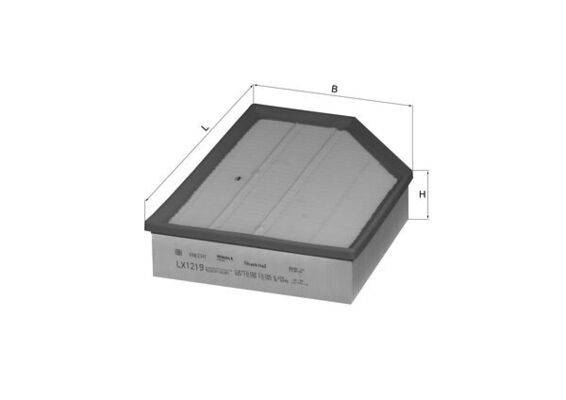 Mahle LX1219 Luftfilter