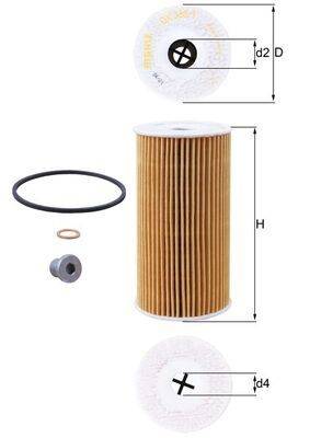 Mahle OX365/1D Ölfilter