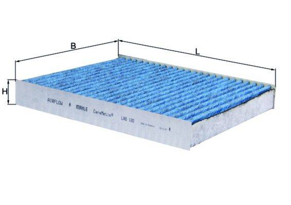 Mahle LAO120 Filter, Innenraumluft