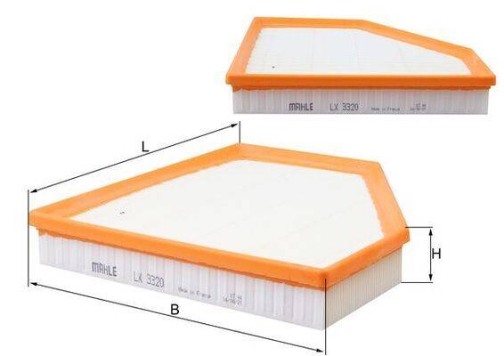 Mahle LX3320 Luftfilter