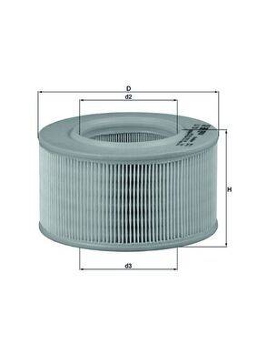 Mahle LX720 Luftfilter