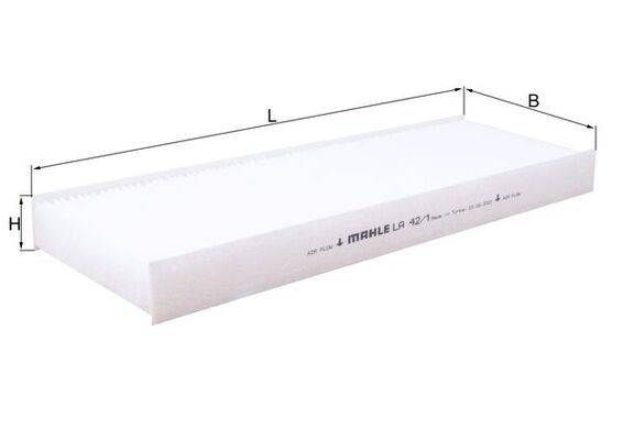 Mahle LA42/1 Filter, Innenraumluft