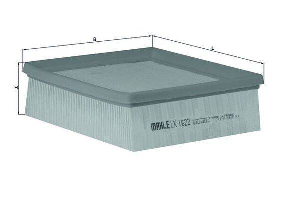 Mahle LX1622 Luftfilter