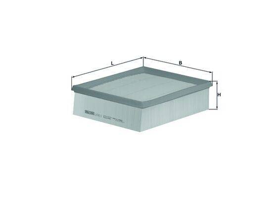 Mahle LX742/2 Luftfilter