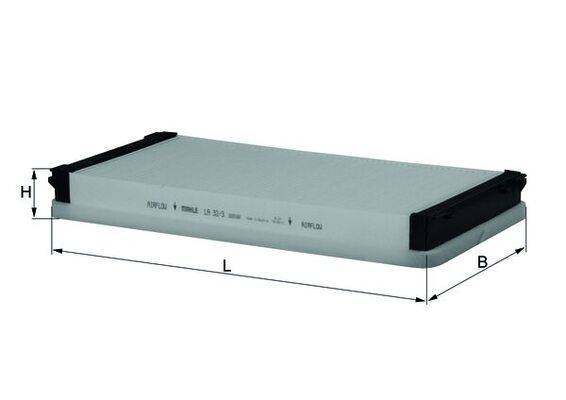 Mahle LA32/3 Filter, Innenraumluft