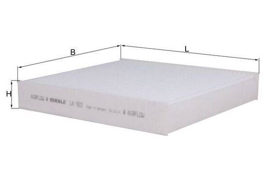 Mahle LA923 Filter, Innenraumluft