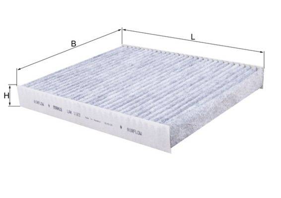 Mahle LAK1123 Filter, Innenraumluft