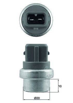 Mahle TSE23 Sensor, Kühlmitteltemperatur