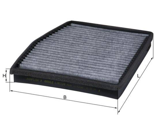 Mahle LAK124 Filter, Innenraumluft