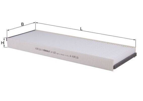 Mahle LA625 Filter, Innenraumluft