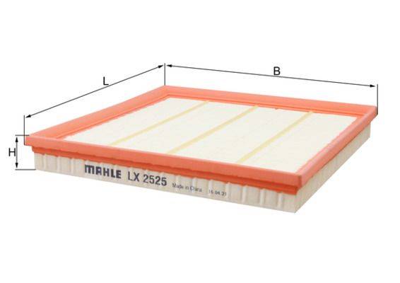 Mahle LX2525 Luftfilter