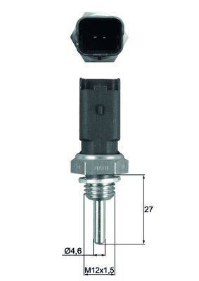 Mahle TSE25 Sensor, Kühlmitteltemperatur