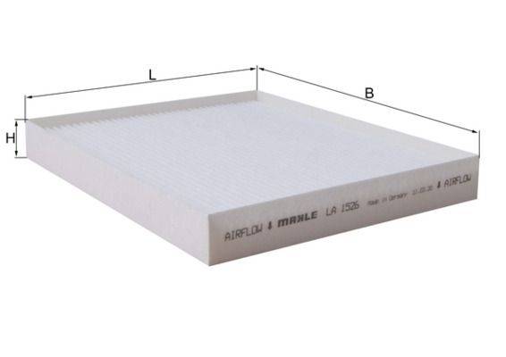 Mahle LA1526 Filter, Innenraumluft