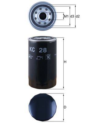 Mahle KC28 Kraftstofffilter