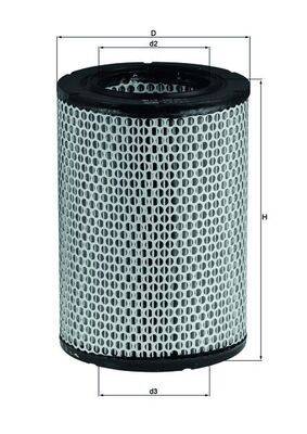 Mahle LX228 Luftfilter