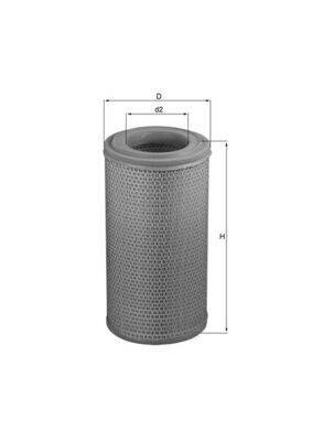 Mahle LX1629 Luftfilter