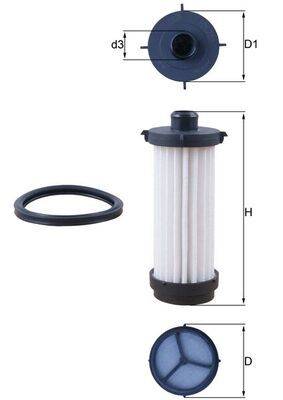 Mahle HX232D Hydraulikfilter, Automatikgetriebe