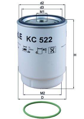 Mahle KC522D Kraftstofffilter