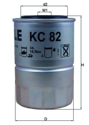 Mahle KC82D Kraftstofffilter