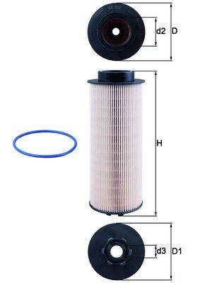 Mahle KX262D Kraftstofffilter