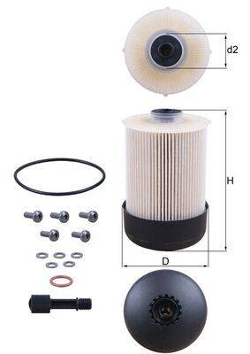 Mahle KX338/22D Kraftstofffilter
