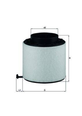 Mahle LX2092D Luftfilter