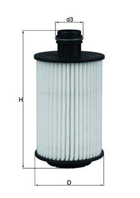 Mahle OX1012D Ölfilter