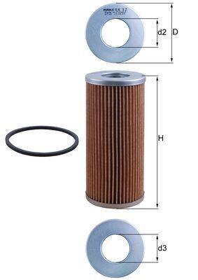 Mahle OX12D Ölfilter