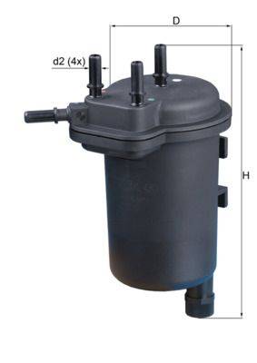 Mahle KL430 Kraftstofffilter
