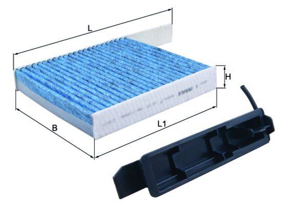 Mahle LAO230 Filter, Innenraumluft