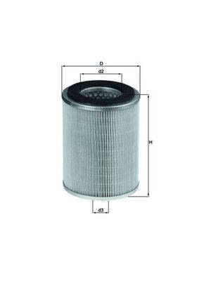 Mahle LX830 Luftfilter