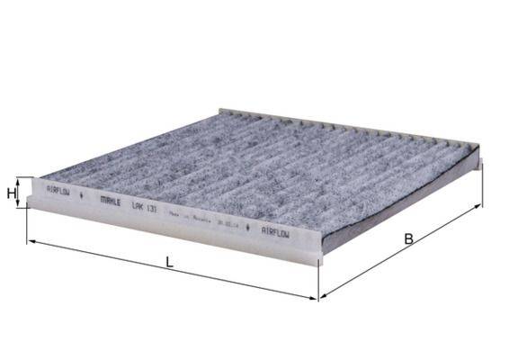 Mahle LAK131 Filter, Innenraumluft