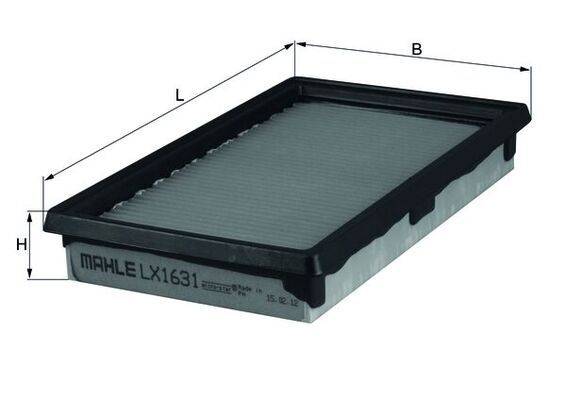 Mahle LX1631 Luftfilter