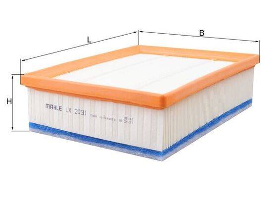 Mahle LX2031 Luftfilter