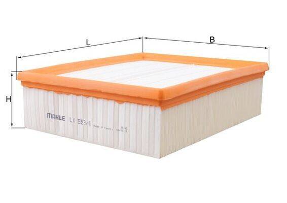 Mahle LX593/1 Luftfilter